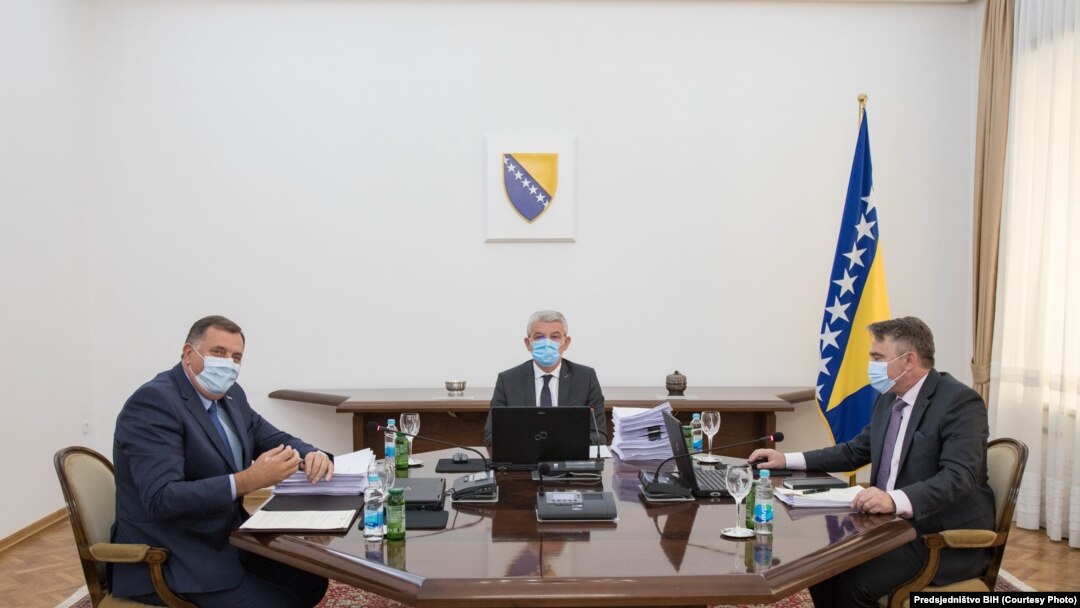 Članovi Predsjedništva Bosne i Hercegovine (BiH). 
