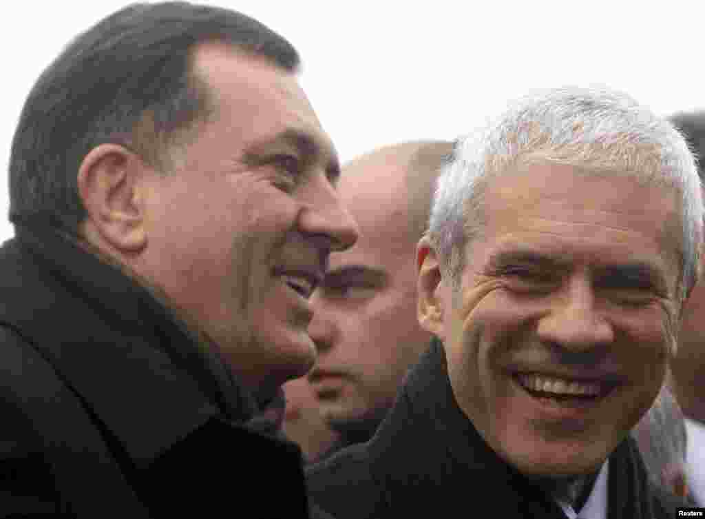 BiH - Milorad Dodik ugostio je predsjednika tadića u Banjaluci, 30.11.2011. Foto: Reuters / Ranko Cuković 