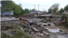 Moldova, Floods consequences in Romanovca, Leova district