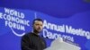 Volodimir Zelenszkij ukrán elnök beszédet mond a Világgazdasági Fórum éves találkozóján a svájci Davosban 2024. január 16-án