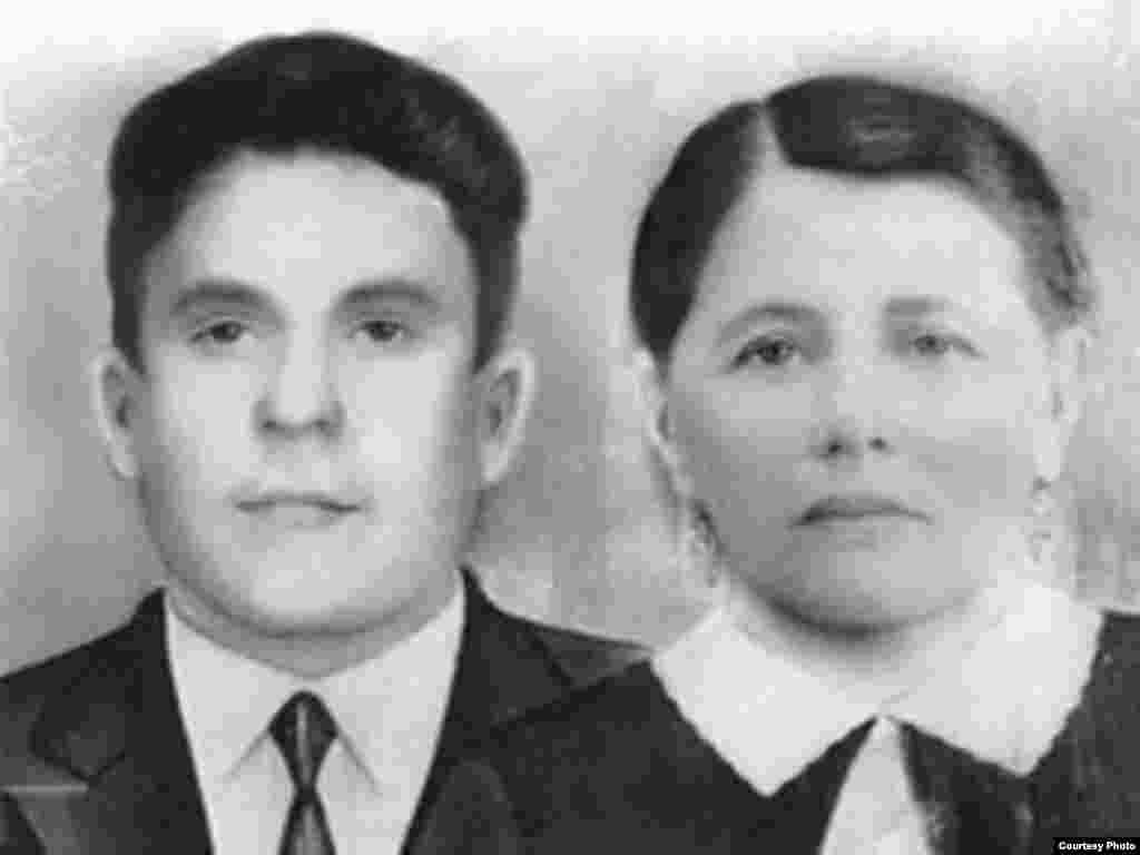 Gheorghe Cozmin şi soţia sa Daria