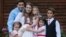 Belarus -- actress Hanna Kharlanchuk-Yuzhakova with family