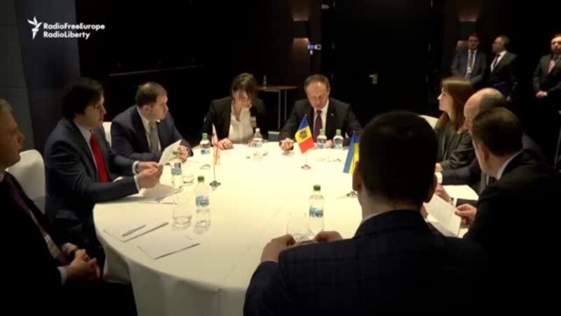 Reuniune Moldova, Ucraina, Georgia pe teme de securitate la Chișinău (VIDEO)