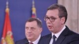 Milorad Dodik i Aleksandar Vučić, Beograd