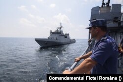 Flota Română participă la exercițiile NATO din Marea Neagră, exerciții conduse de navele performante ale Marinei Marii Britaniei sau ale Marinei Statelor Unite