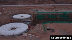 Чолпон-Ата шаарында курулуп жаткан саркынды сууларды тазалоочу жай