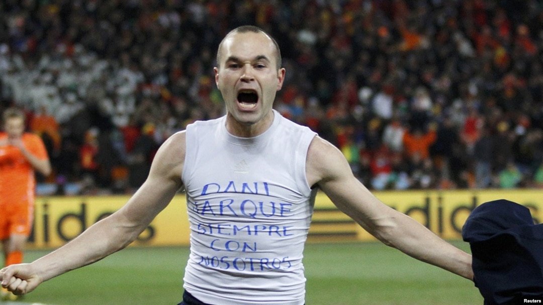Andres Iniesta, Spain midfielder and scorer of winning goal