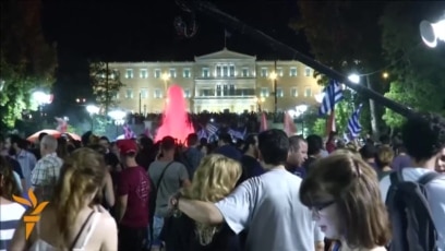 Greeks Celebrate Referendum Result