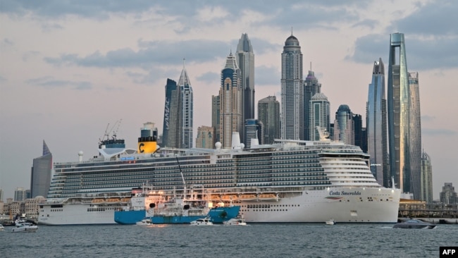 نمایی از شهر دوبی در امارات متحده عربی