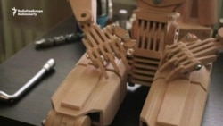 Ukrainian Inventor Builds Wooden 'Robots'