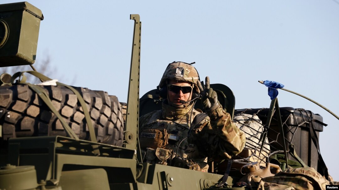 Част от американския контингент в Германия беше предислоциран по източния фланг на НАТО през 2017 г.
