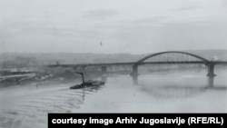 Stari savski most, Beograd, 1960. godina