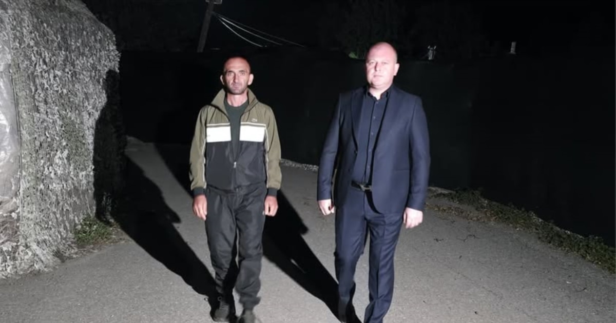 საოკუპაციო ძალების მიერ დაკავებული ჰამლეტ მარგველაშვილი თავისუფალია