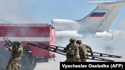 Кыргызско-российские военные антитеррористические учения. 25 сентября 2018 года. 