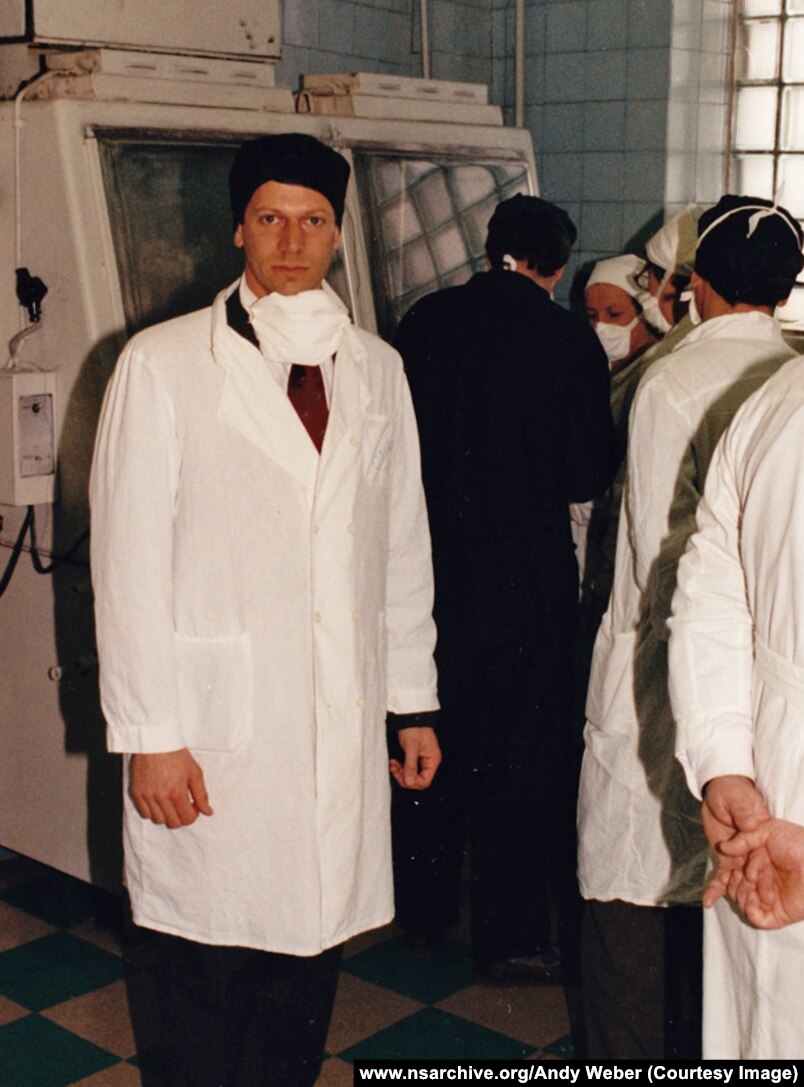 Andy Weber më Ust-Kamenogorsk, në vitin 1994.