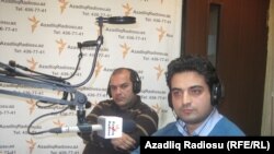 Kənan Hacı və Sayman Aruz. Azadlıq Radiosunun Bakı bürosu, 27 yanvar. 2011
