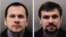 Aleksandr Petrov (left) and Ruslan Boshirov have been identified by the U.K. in the poisoning of Sergei Skripal and his daughter Yulia.