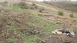 На месте бывших декораций фильма «Викинг», построенных на Белогорском водохранилище