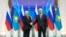 Орусиянын президенти Владимир Путин жана Казакстандын президенти Касым-Жомарт Токаев. 28-май, 2026-жыл. 