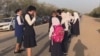 Kazakh Students Defy Head-Scarf Ban