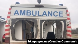 Машина швидкої допомоги, атакована російськими силами, Харківська область, 19 березня 2026 року