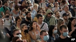 Proteste la Sofia, Bulgaria, 13 iulie 2020.