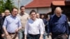 Președintele României, Nicușor Dan, a mers sâmbătă să evalueze situația de la Praid, alături de mai mulți miniștri. 