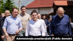 Președintele României, Nicușor Dan, a mers sâmbătă să evalueze situația de la Praid, alături de mai mulți miniștri. 