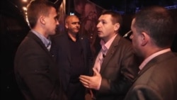 Ukrainian Security Officers Confront, Injure RFE/RL Journalists (Clean)