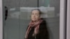 Alszu Kurmaseva a kazanyi bíróság előtt 2023. december elsején
