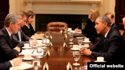 Iurie Leancă şi Barack Obama, Washington