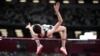 Maria Lasitskene of Russia competes in the women's high jump final at the Tokyo 2020 Olympic Games in August 2021.