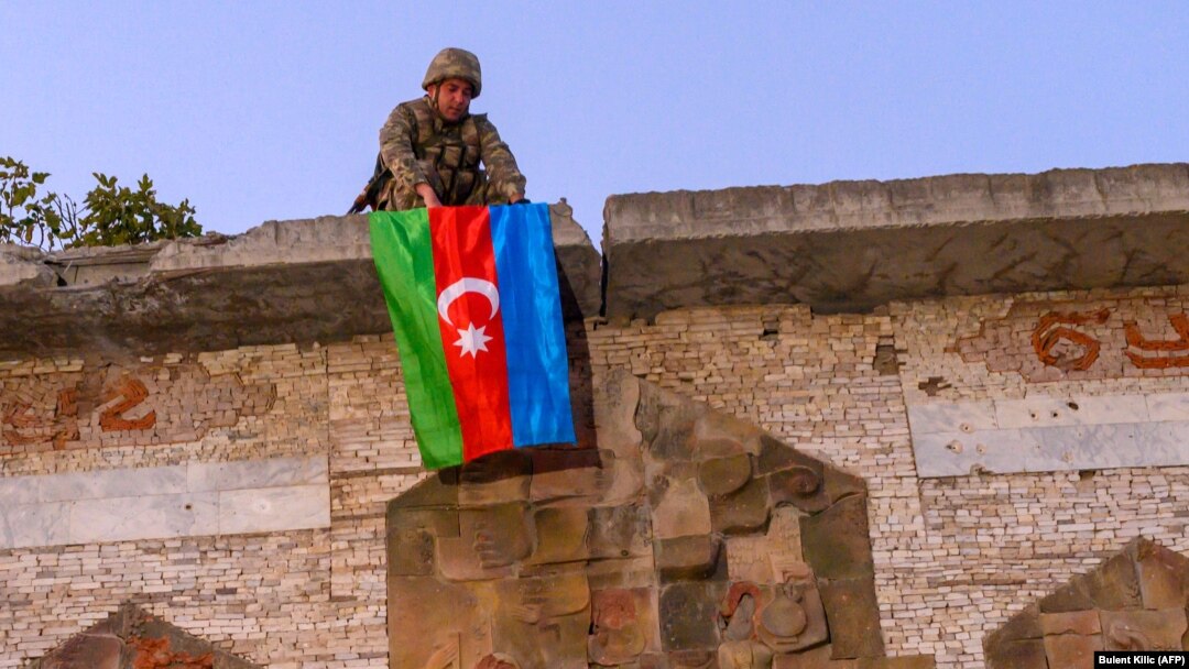 Azərbaycan əsgəri Cəbrayıl rayonunda