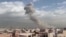 Smoke From Air Strikes Visible Over Tehran.