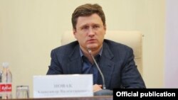 Crimea, Ukraine - Russian Energy Minister Alexander Novak, 29Nov2015