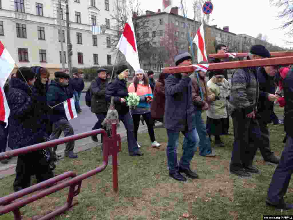 Belarus - the manifestation in Minsk on Dziady, 03Nov2014