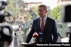 Kryeministri i Maqedonisë së Veriut, Hristijan Mickoski.