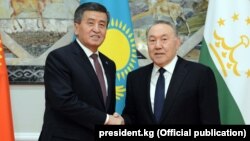 Президенты Кыргызстана и Казахстана. 