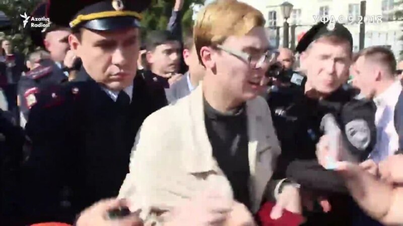 Русиядә узган протест чараларында меңнән артык кеше тоткарланган