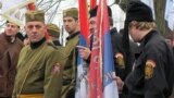 Dan državnosti Srbije su, uz predstavnike vlasti i brojnu policiju, proslavile i ekstremne desničarske organizacije, februar 2011