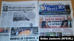 O novom kursu odnosa Crne Gore i Rusije uveliko piše i crnogorska štampa