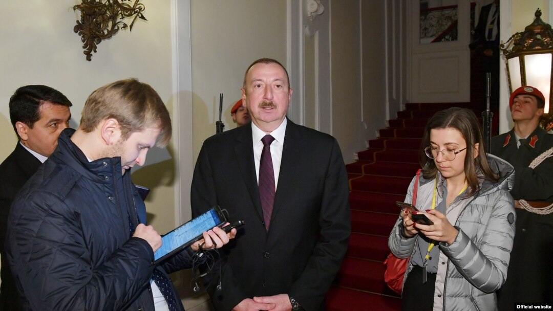 İlham Əliyev, TASS-a müsahibə verir, Vyana, 29 mart 2019