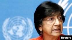 Верховный комиссар ООН по правам человека Нави Пиллэй. 