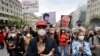  Police estimated that some 10,000 people protested in Prague's central Wenceslas Square.
