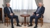 Armenia- Deputy Prime Minister Mher Grigorian (right) meets Iranian Ambassador Mehdi Sobhani, Yerevan, July18, 2025.