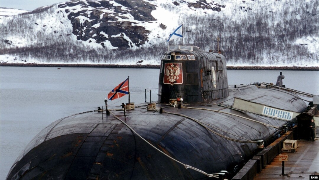 All 118 sailors died when the Kursk sank in the Barents Sea on August 12, 2000.