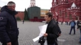 Anti-Putin Protester Returns To Moscow, Arrested Again In Red Square