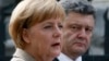 Merkel Calls For Cease-Fire In Ukraine