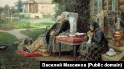 «Усё мінула», Васіль Максімаў, 1889, фрагмэнт