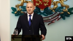 Rumen Radev announced his resignation in a televised address on January 19. 
